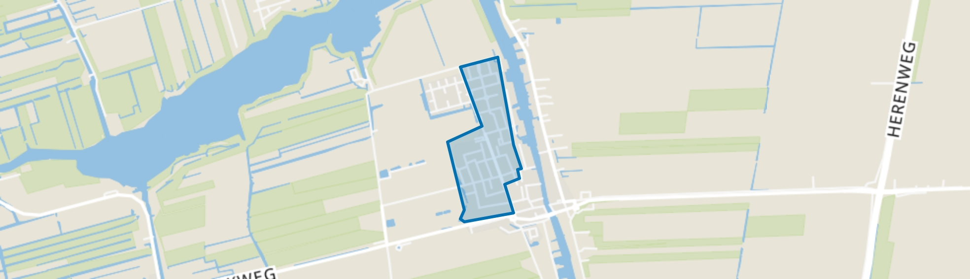 Woubrugge-West, Woubrugge map