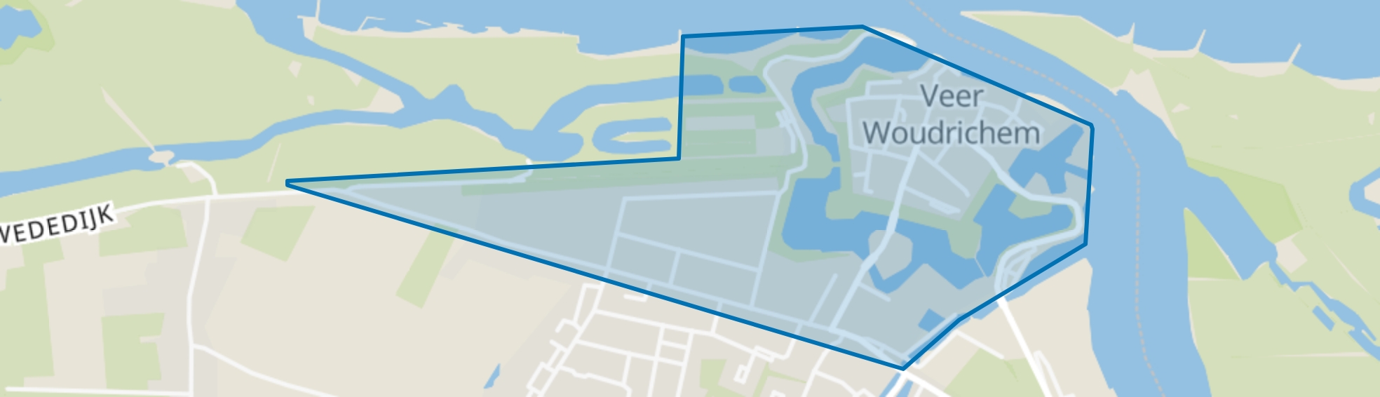 Woudrichem noord, Woudrichem map