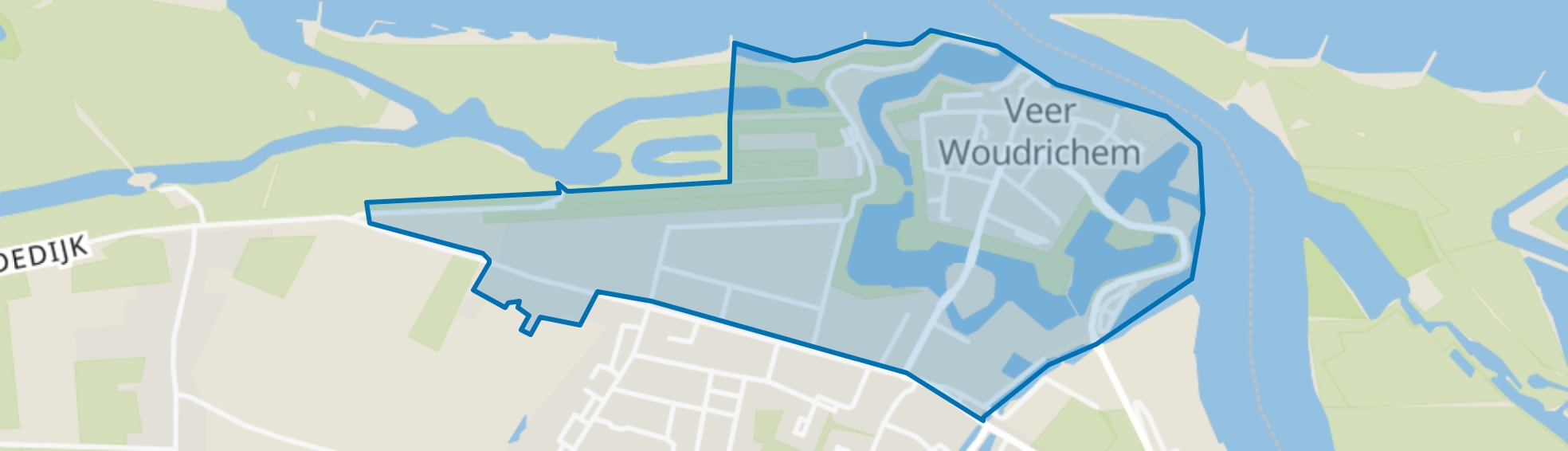 Woudrichem noord, Woudrichem map