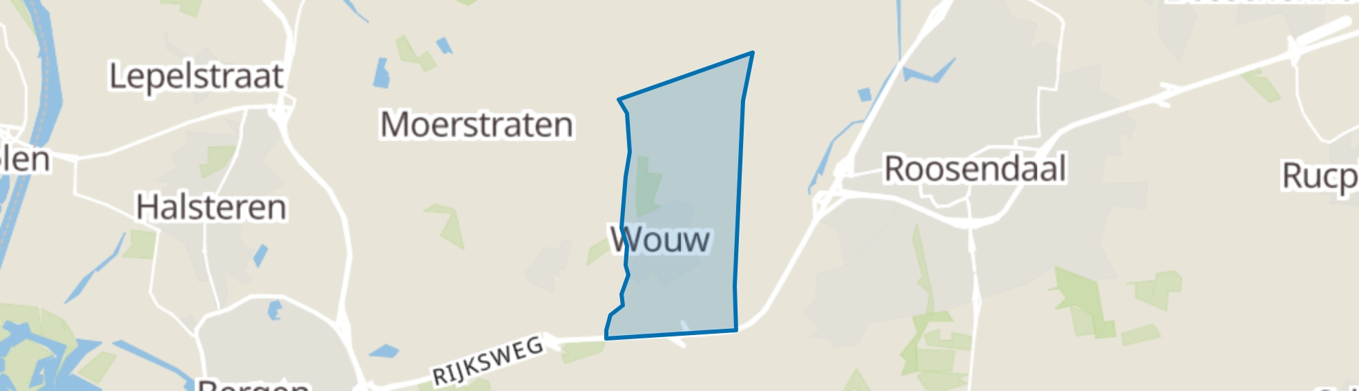 Wouw map