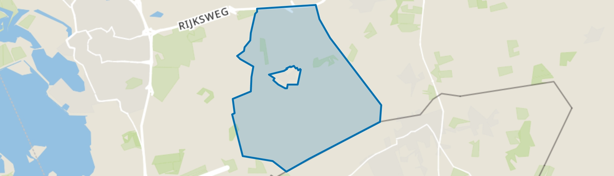 Verspreide huizen Wouwse Plantage, Wouwse Plantage map