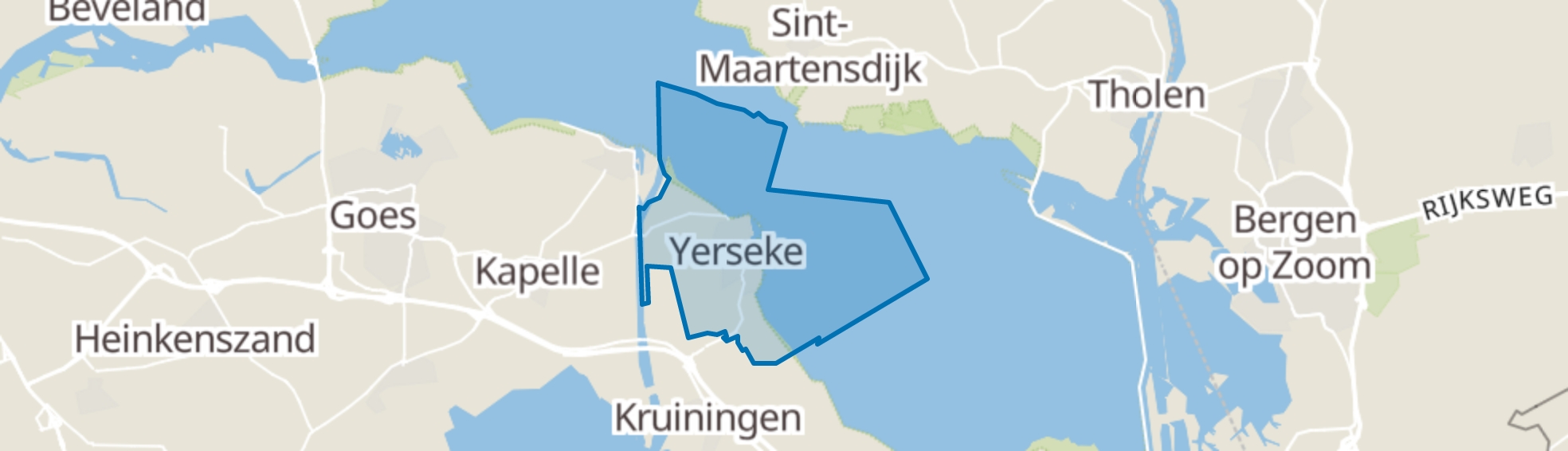 Yerseke map