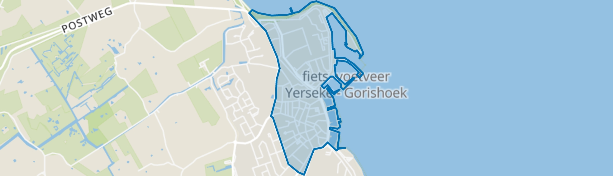 Yerseke - Kern, Yerseke map