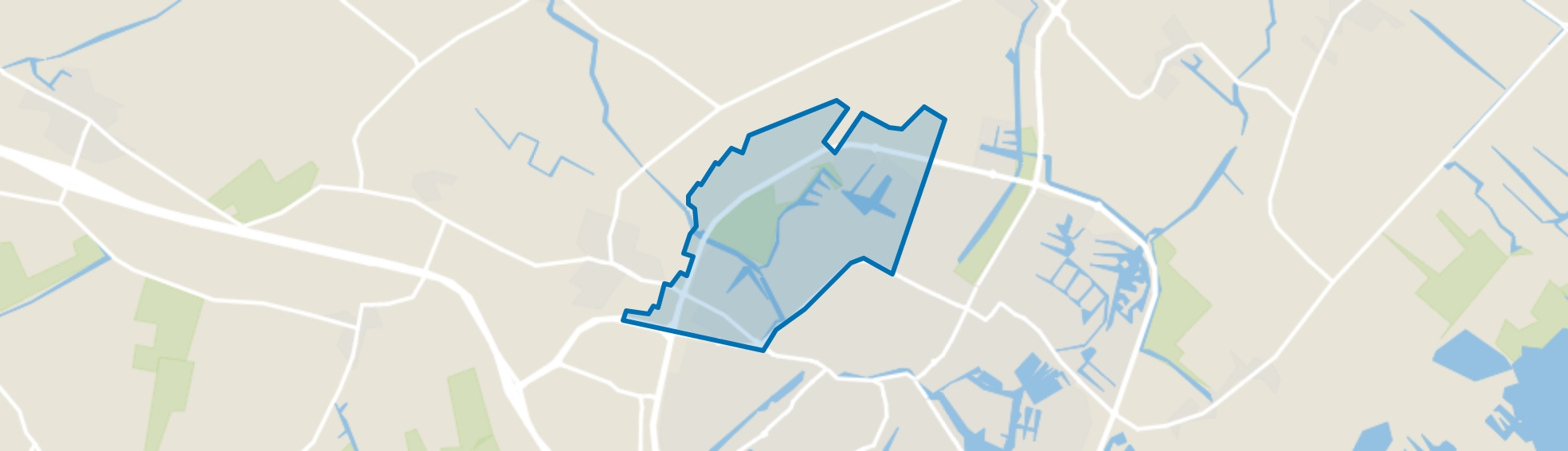 Noorderhoek II, Ysbrechtum map