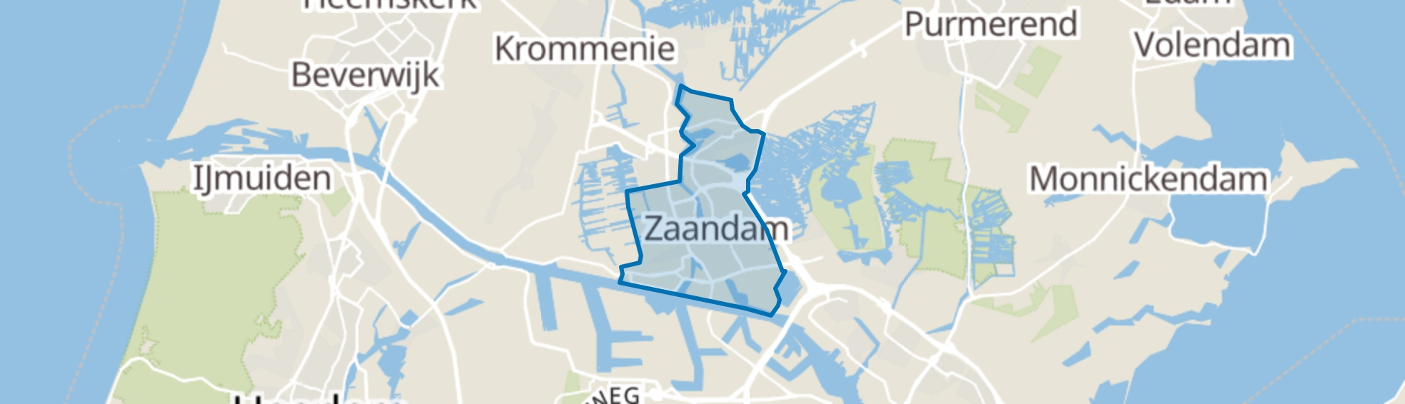 Zaandam map