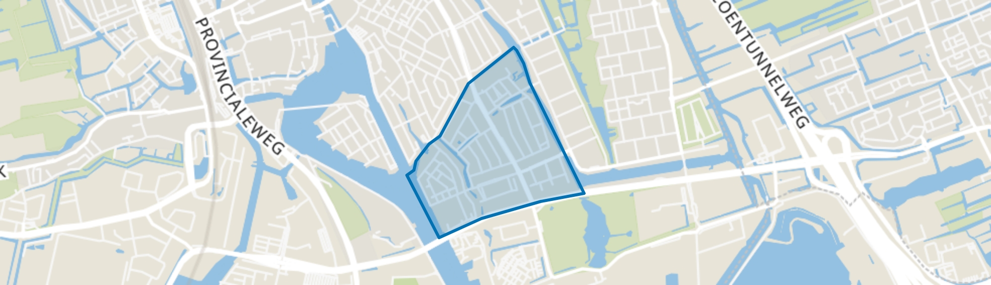 Bomenbuurt, Zaandam map