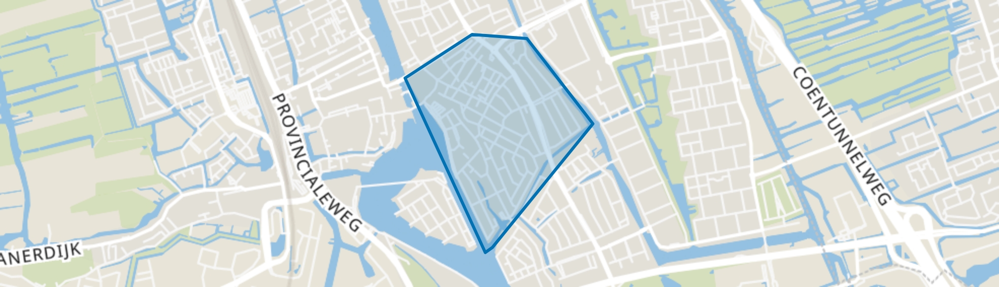 Burgemeestersbuurt, Zaandam map