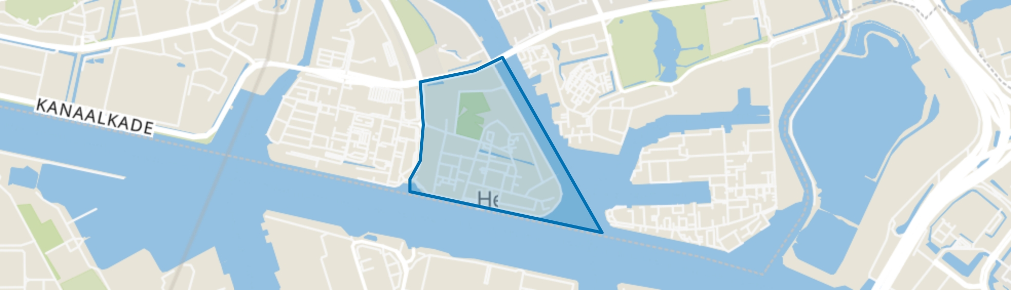 Hembrugterrein, Zaandam map