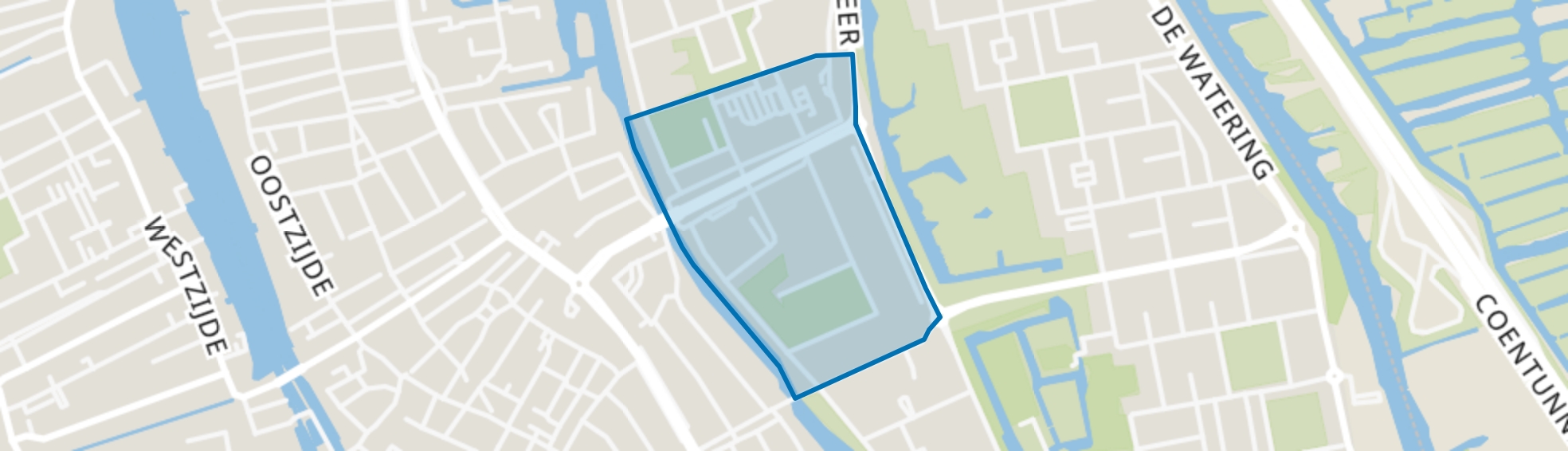 Kleurenbuurt, Zaandam map