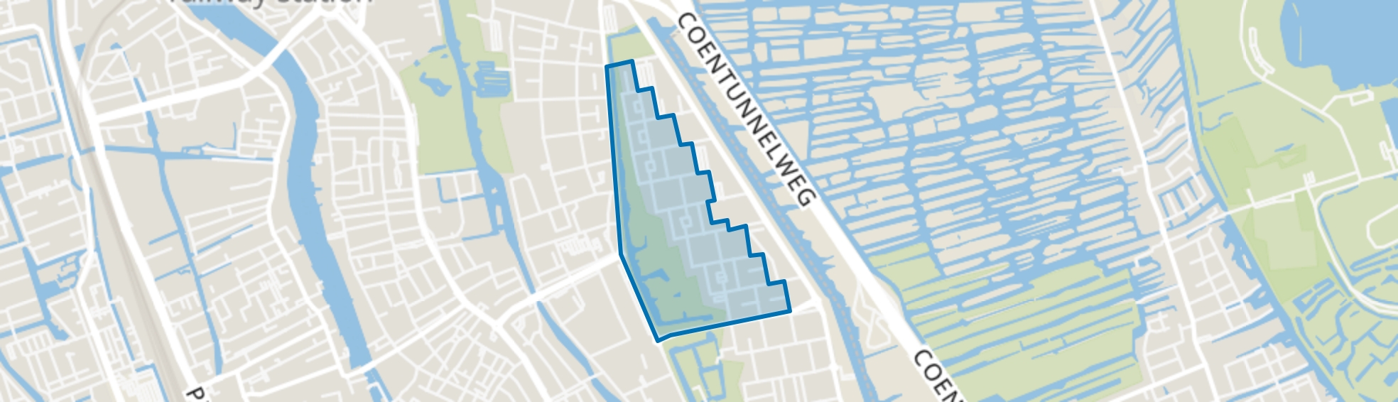 Peldersveld West, Zaandam map