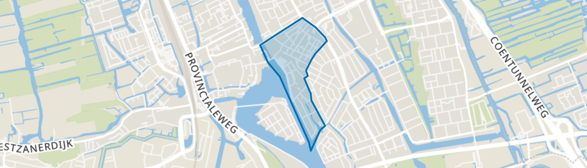 Prins Hendrikbuurt, Zaandam map