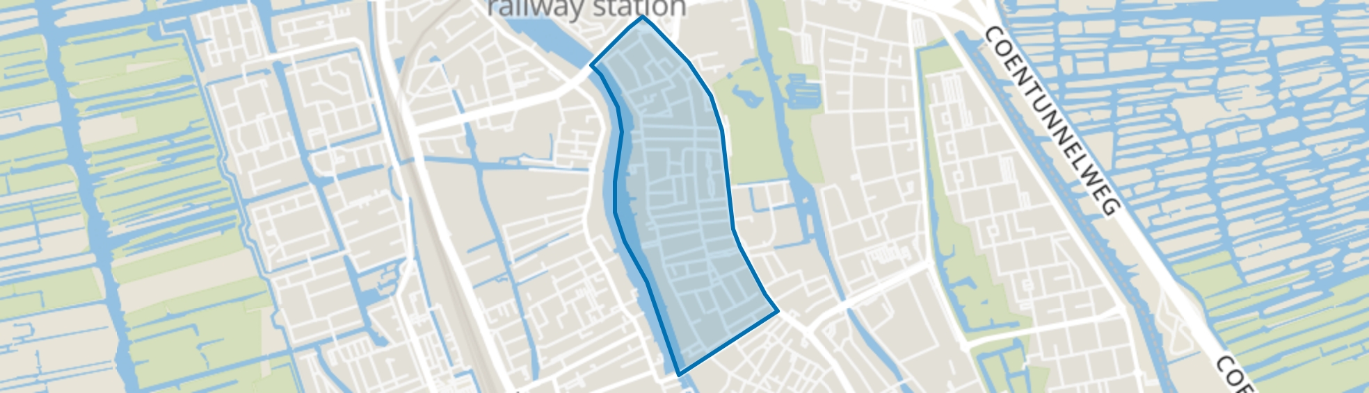Rosmolenbuurt West, Zaandam map
