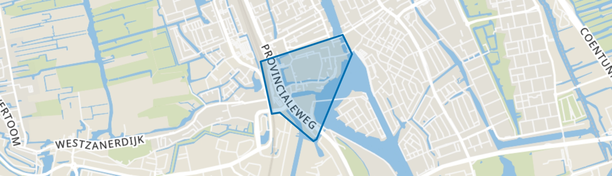 Russische buurt, Zaandam map