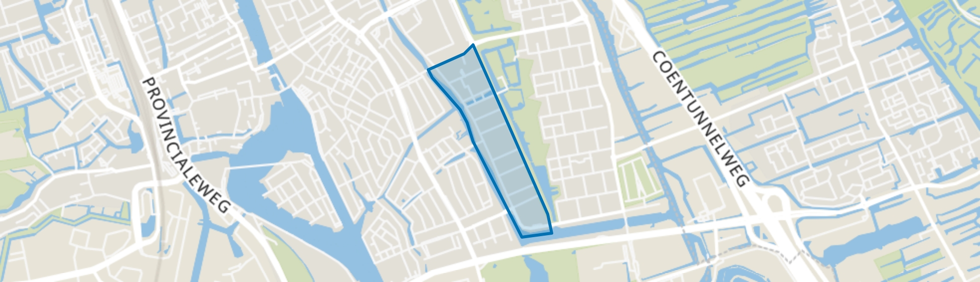 Vennenbuurt, Zaandam map