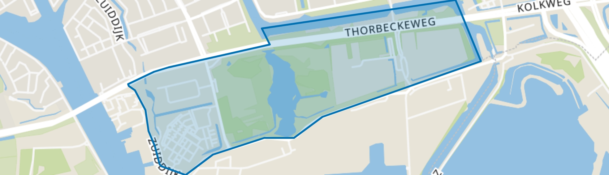 Vijfhoekpark, Zaandam map