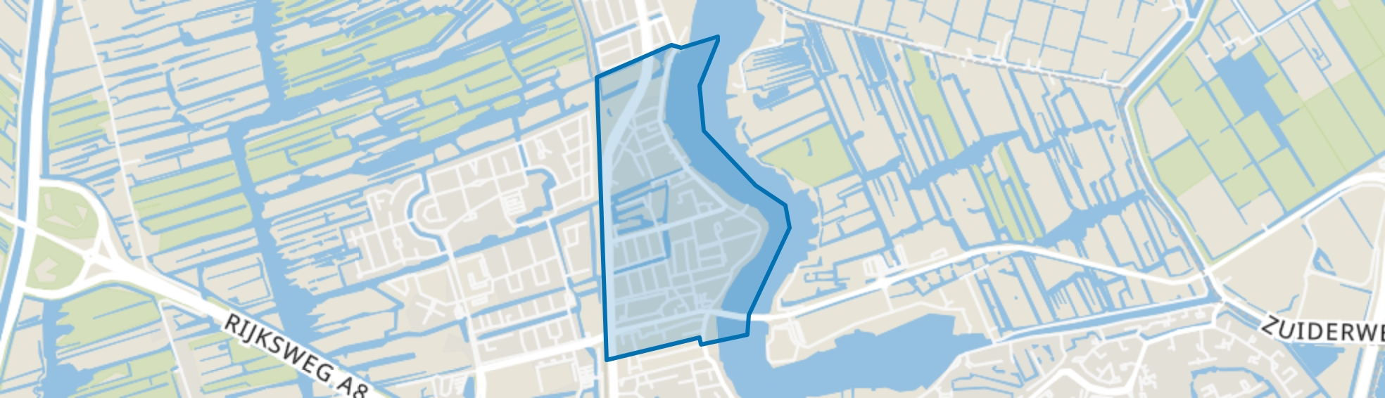 Oud Zaandijk, Zaandijk map