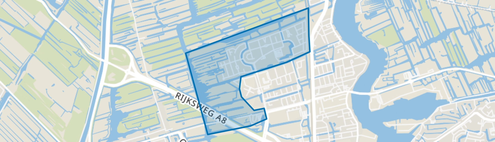 Rooswijk Noord, Zaandijk map