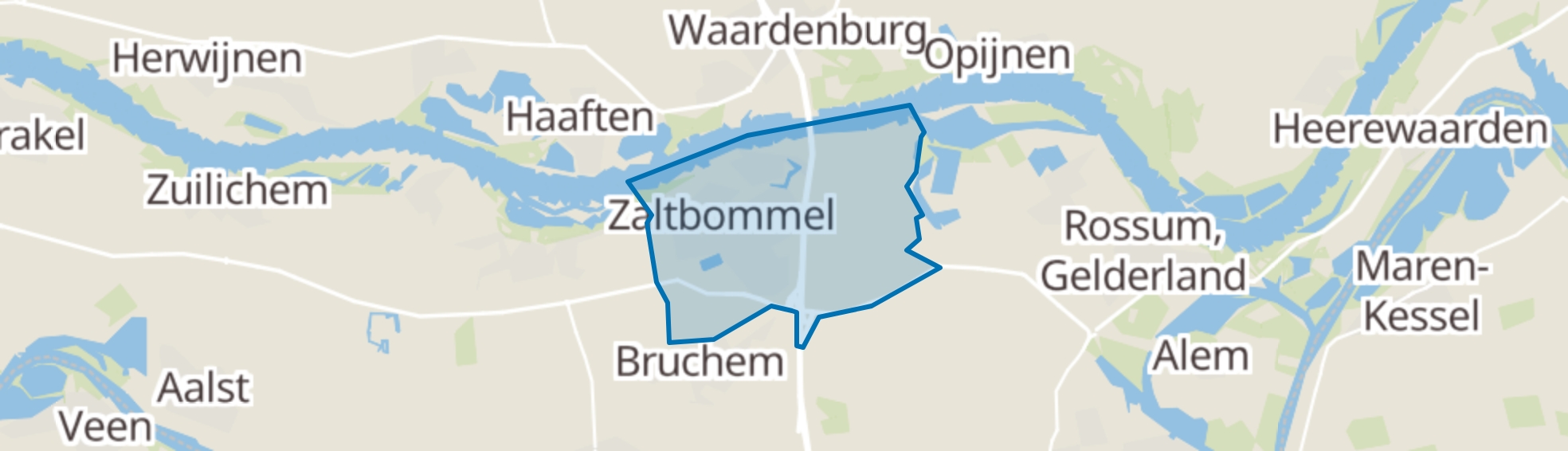 Zaltbommel map