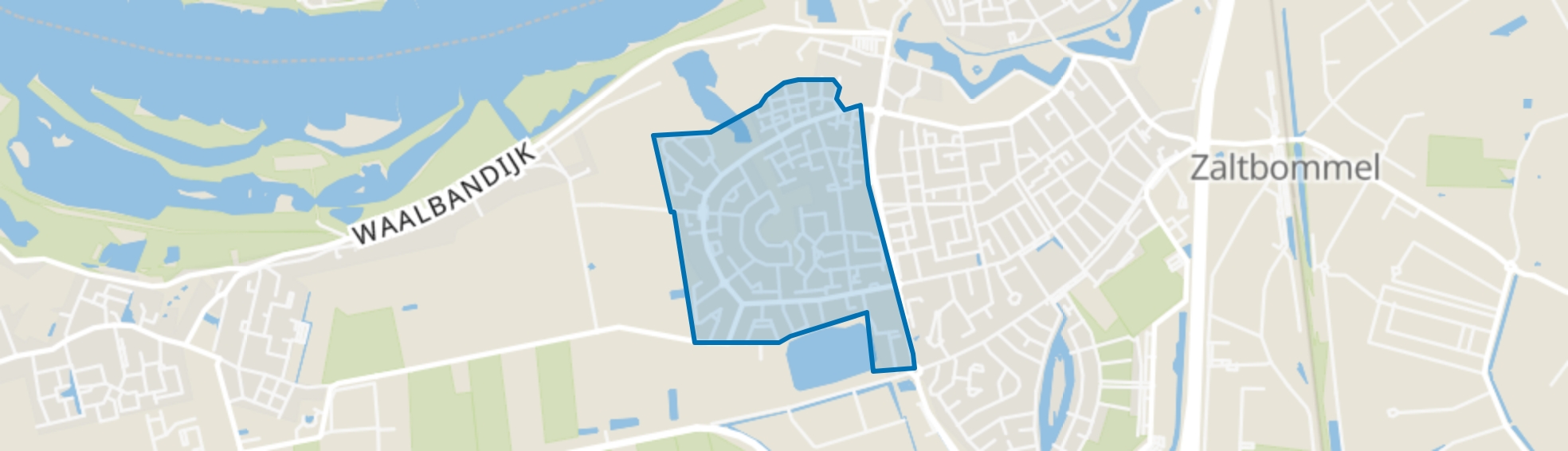 Zaltbommel Spellewaard, Zaltbommel map