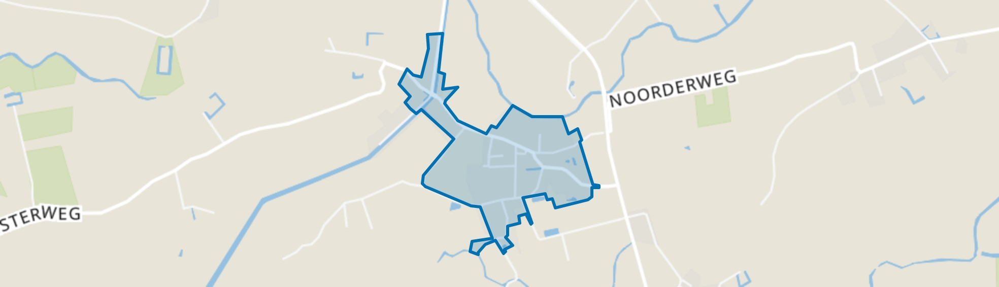 Zandeweer, Zandeweer map