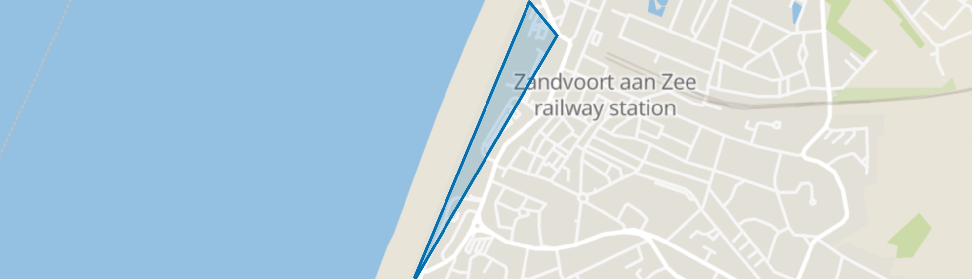 Boulevard Midden, Zandvoort map