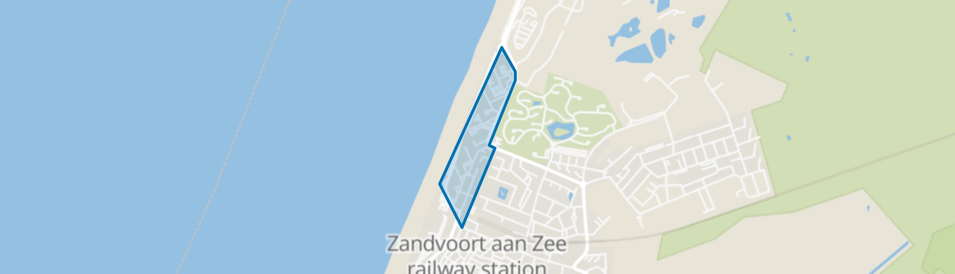 Boulevard Noord, Zandvoort map