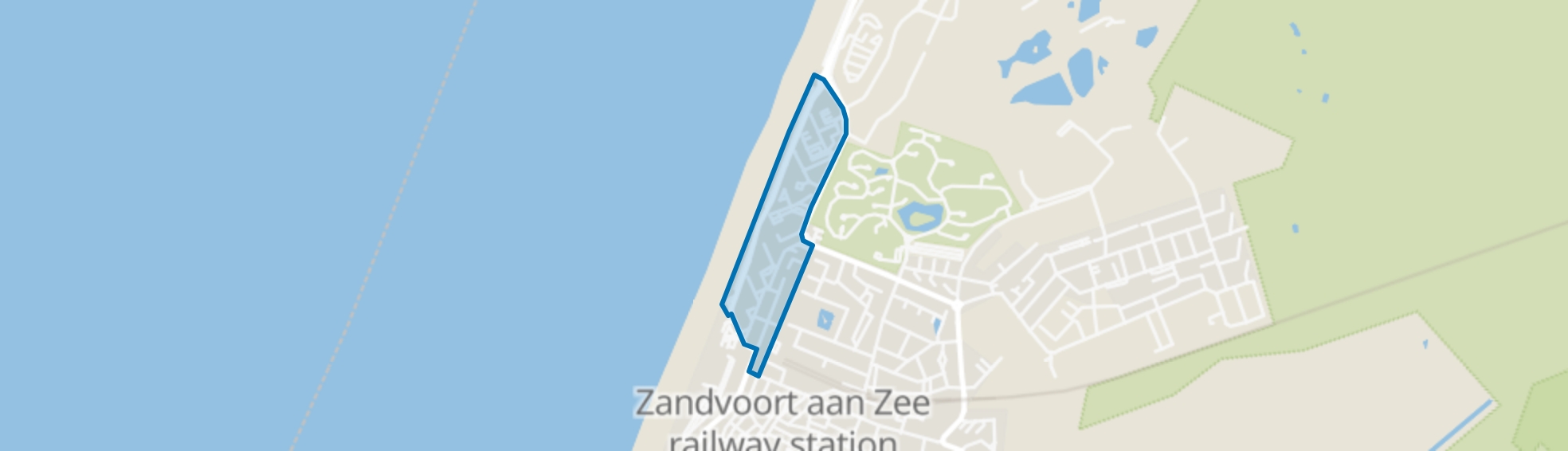 Boulevard Noord, Zandvoort map