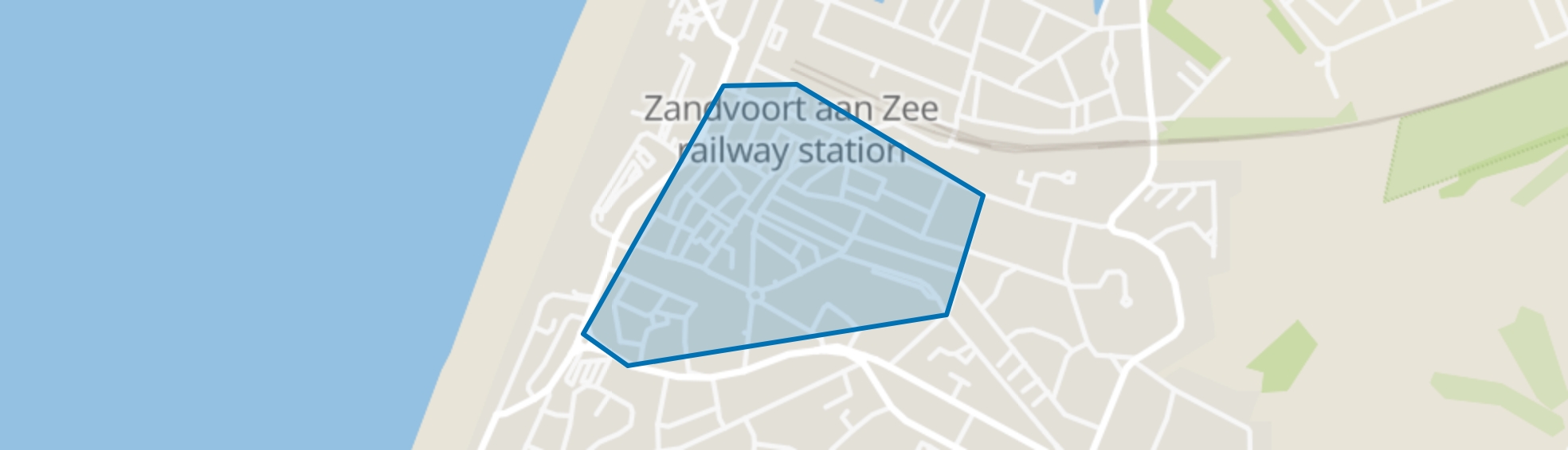 Centrum, Zandvoort map