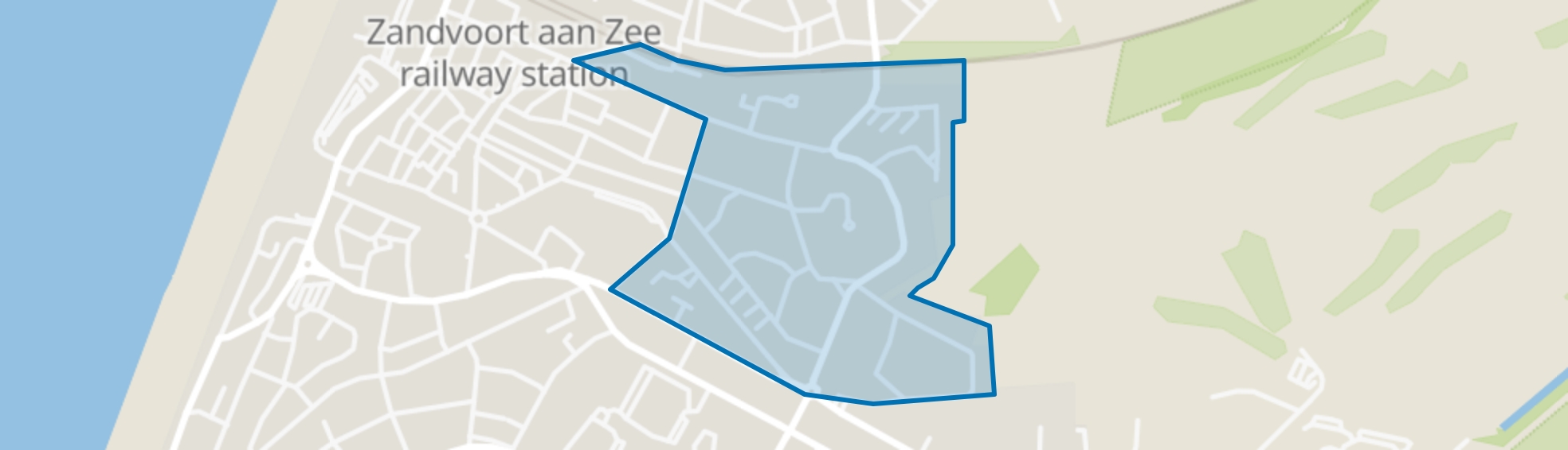 Kostverloren e.o., Zandvoort map