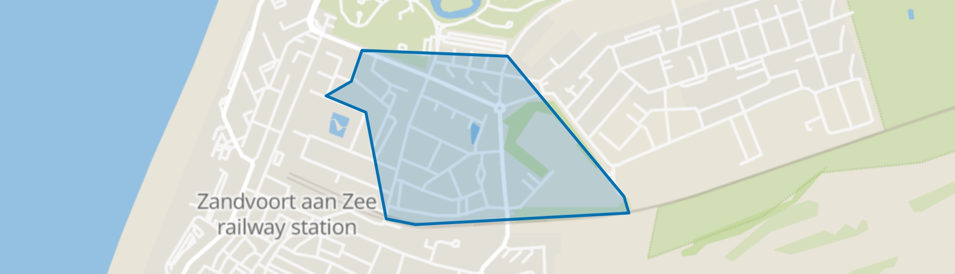 Oud Noord, Zandvoort map