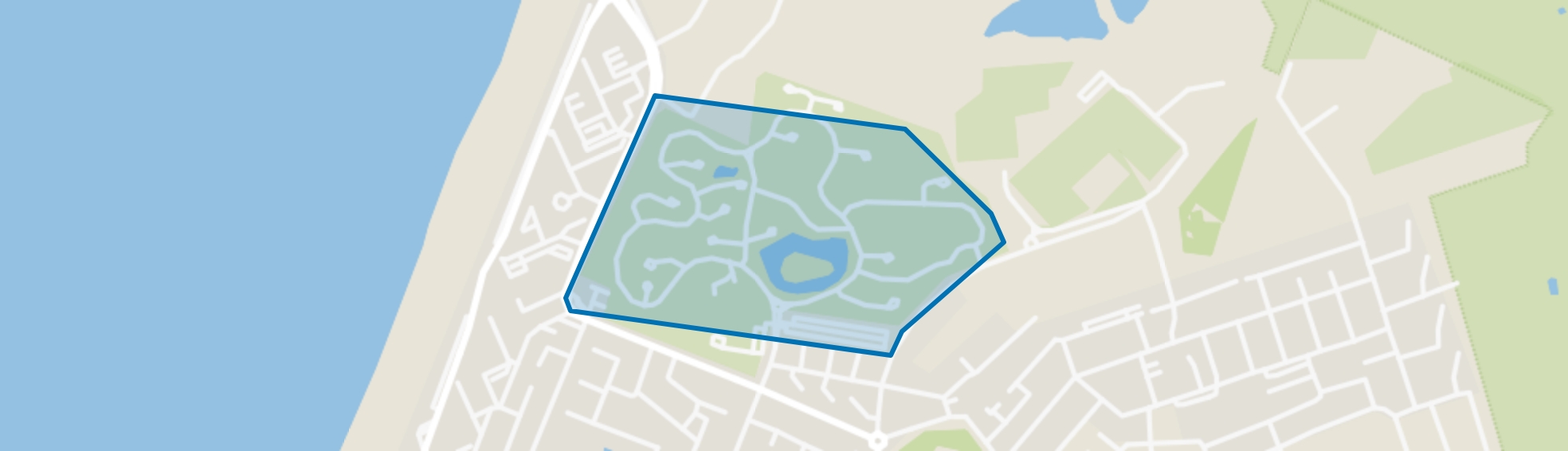 Recreatiepark, Zandvoort map