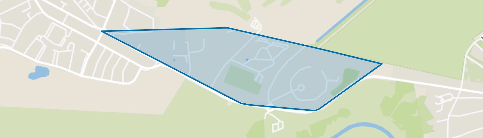 Zandvoortselaan, Zandvoort map