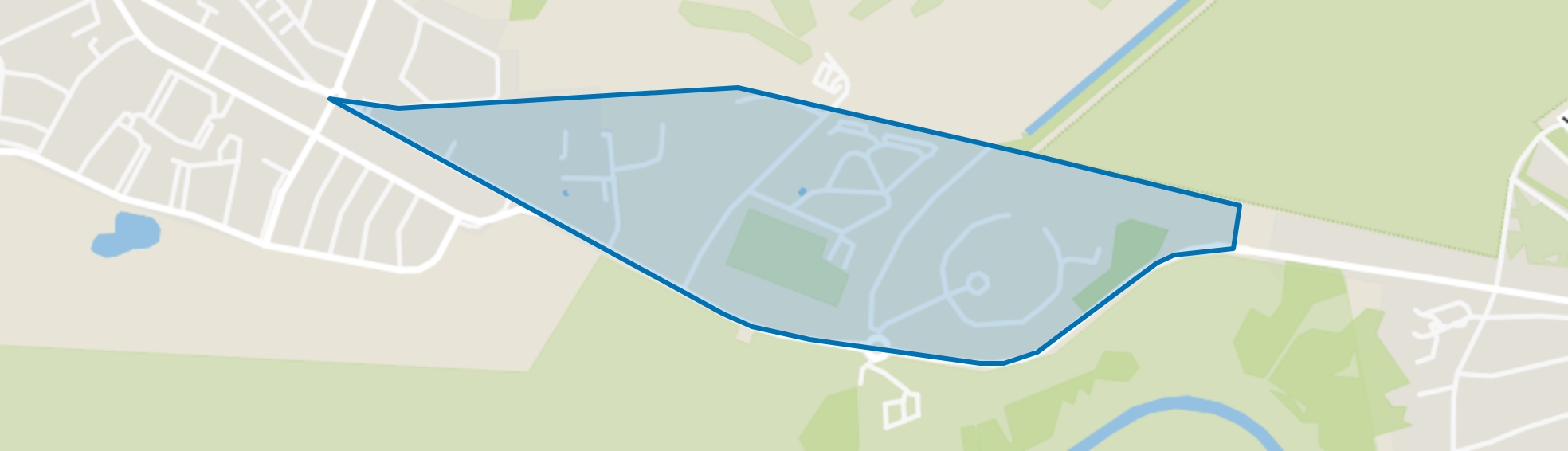 Zandvoortselaan, Zandvoort map