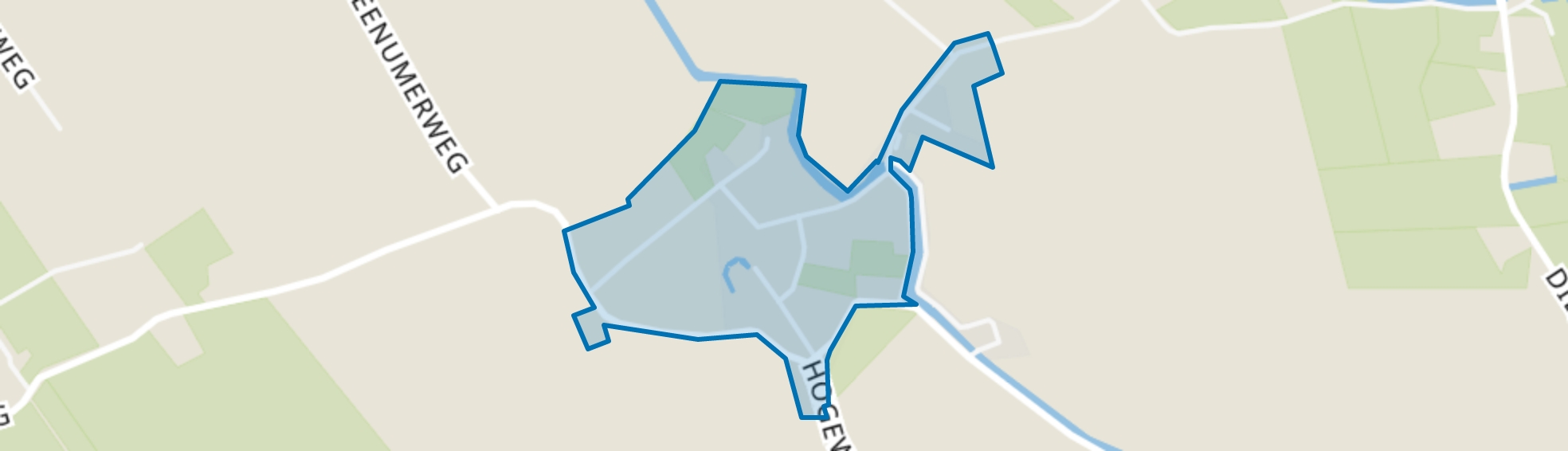 Eenum, Zeerijp map