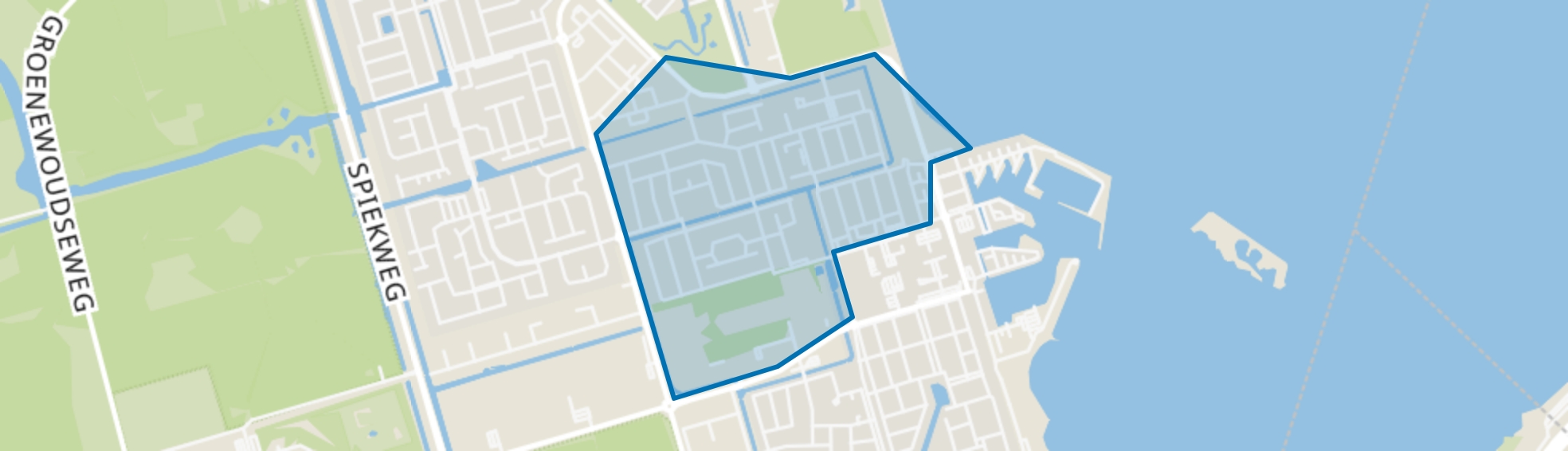 Eerste woonwijk, Zeewolde map