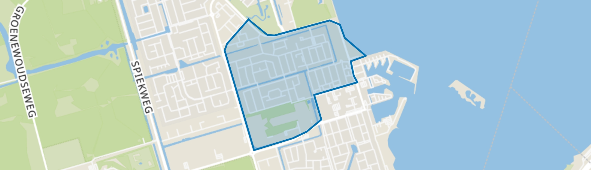 Eerste woonwijk, Zeewolde map