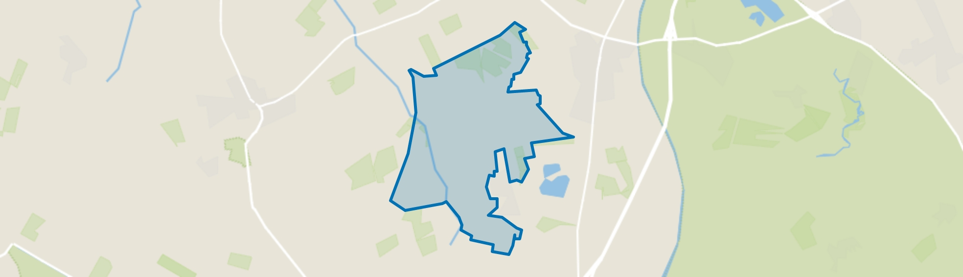 Verspreide huizen Zeijen, Zeijen map