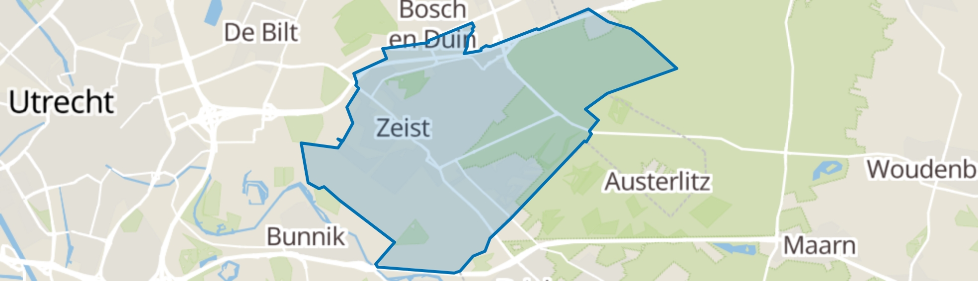 Zeist map