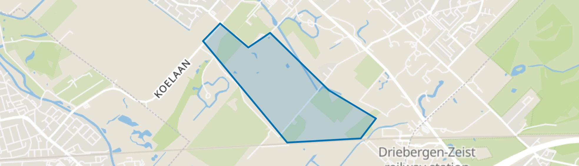 Blikkenburg e.o., Zeist map