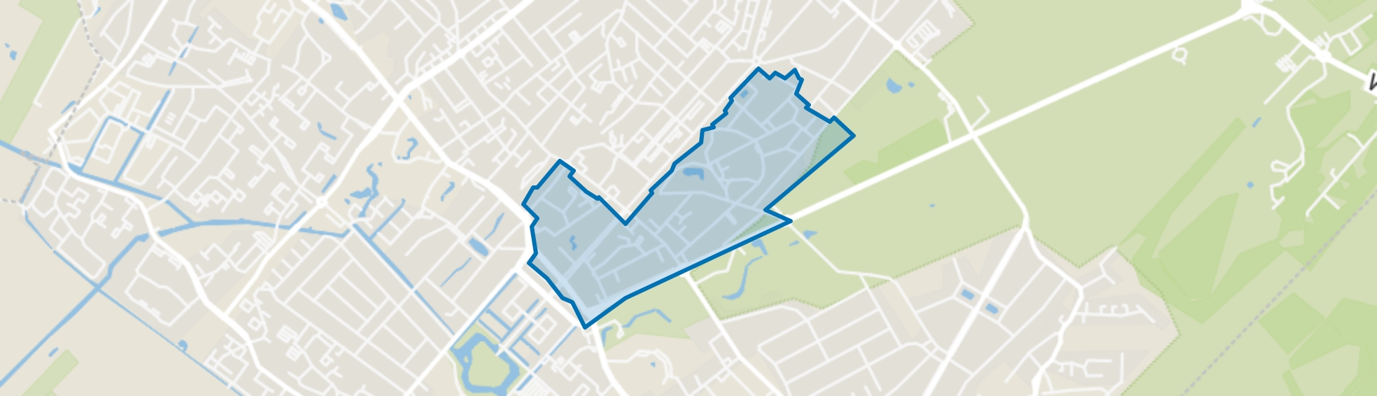 Centrumschil-Zuid, Zeist map