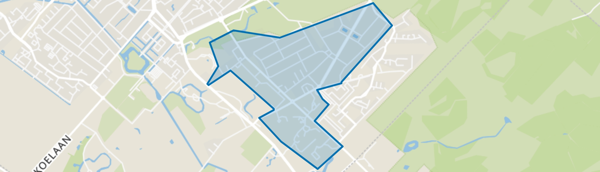 Hoge Dennen, Zeist map