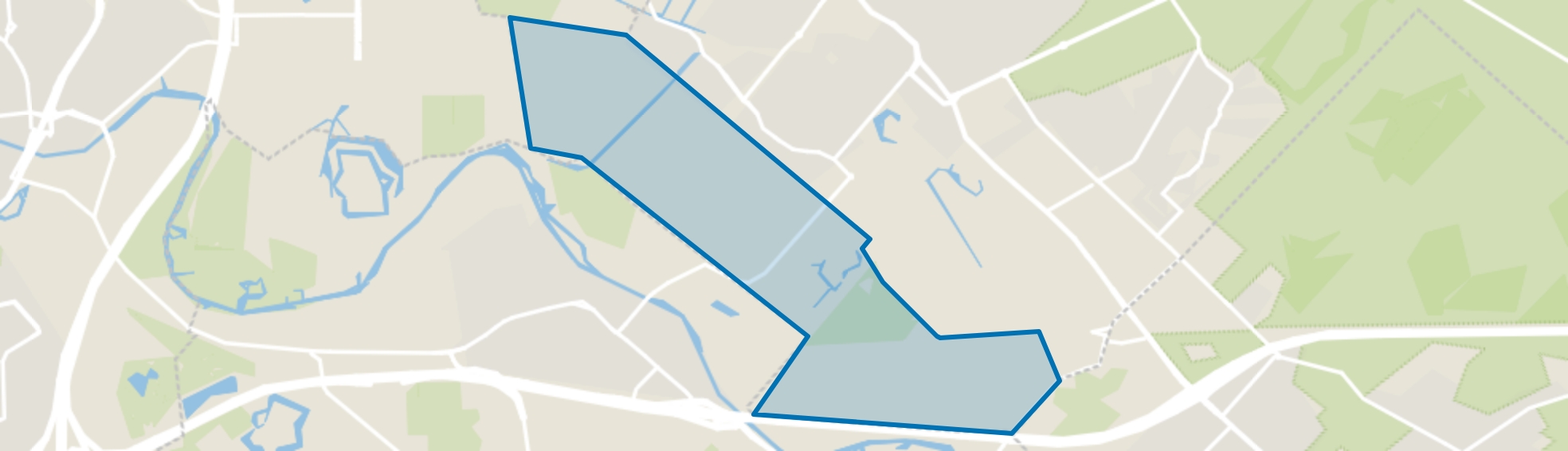 Weidegebied, Zeist map