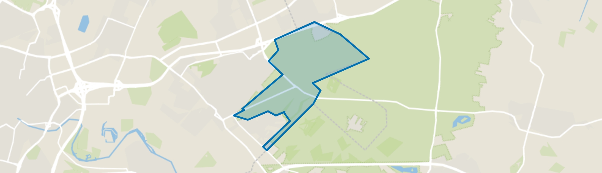 Zeister Bos, Zeist map