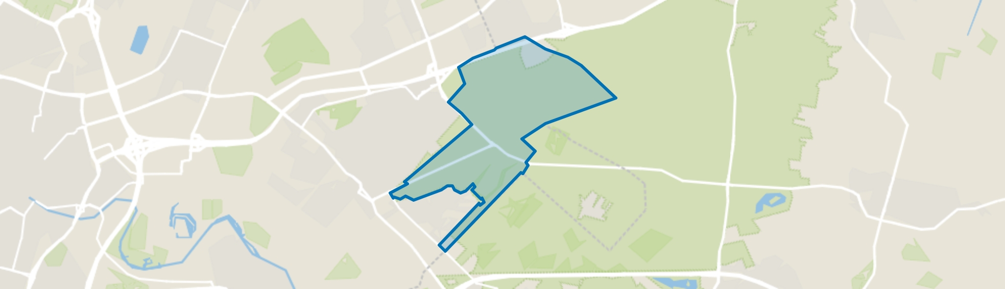 Zeisterbos, Zeist map