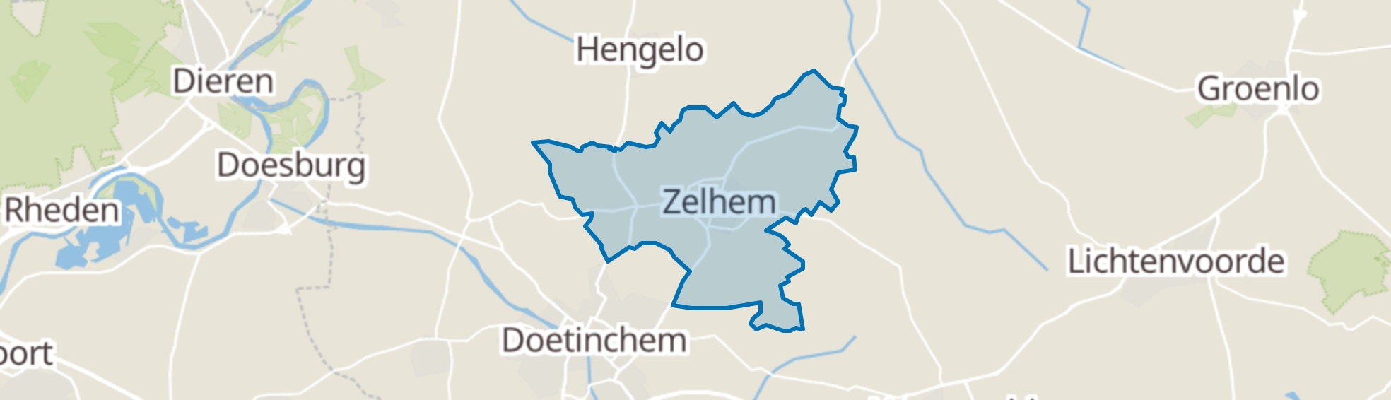 Zelhem map