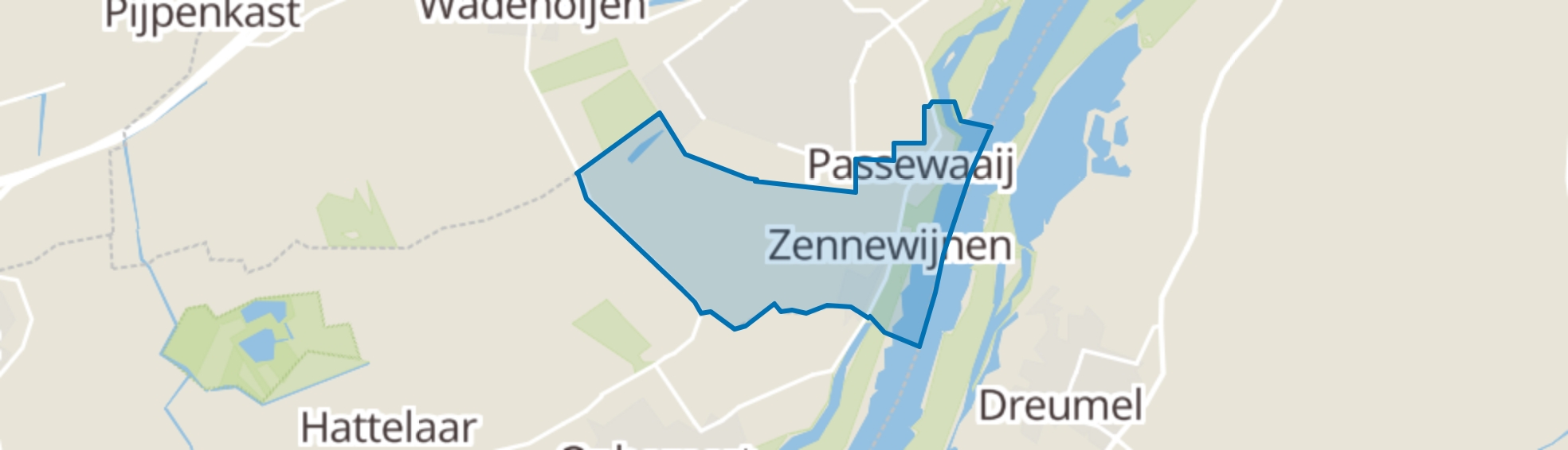 Zennewijnen (Gem. Tiel) map