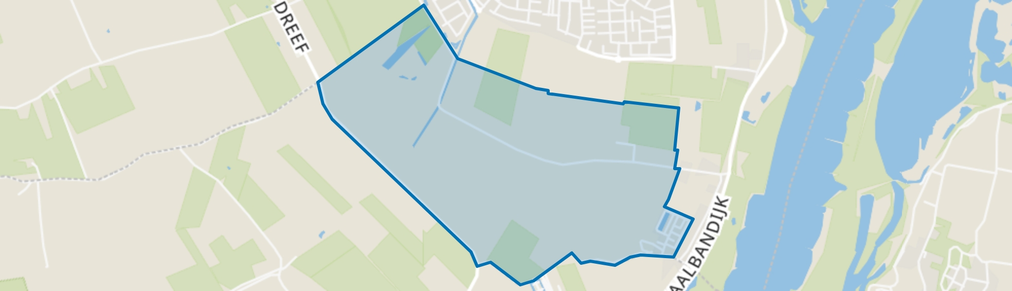 Zennewijnen e.o., Zennewijnen (Gem. Tiel) map