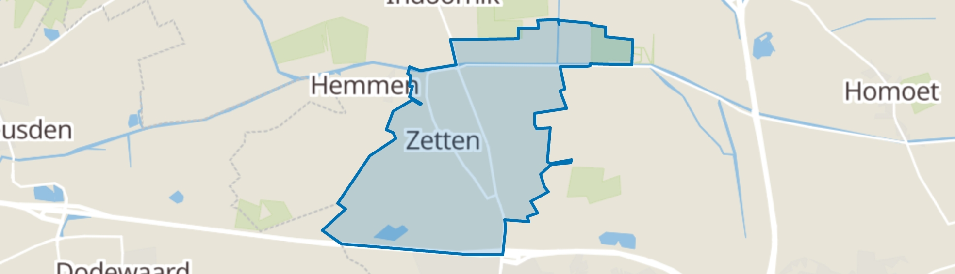 Zetten map