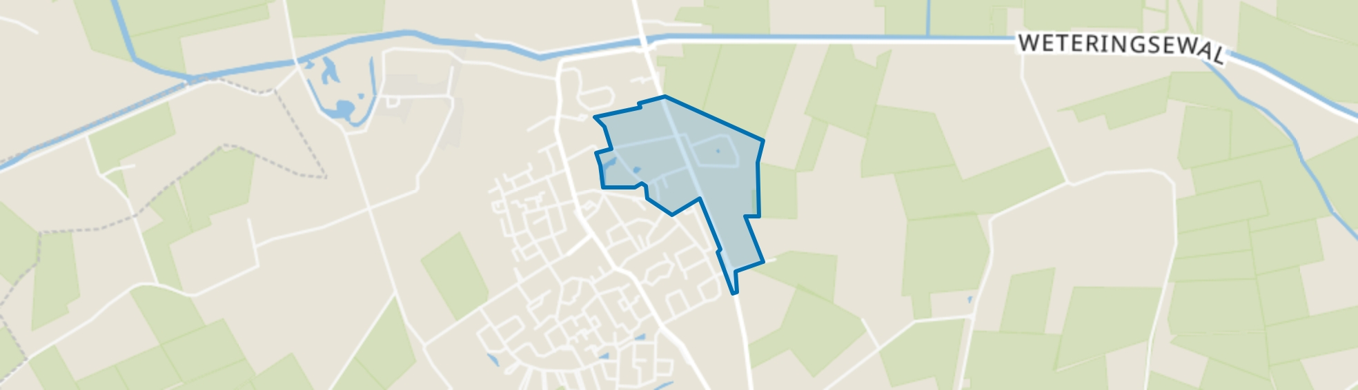 Omg. Vluchtheuvellaan, Zetten map