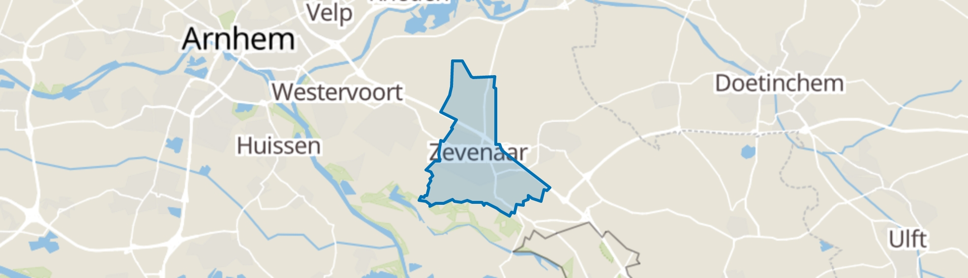 Zevenaar map